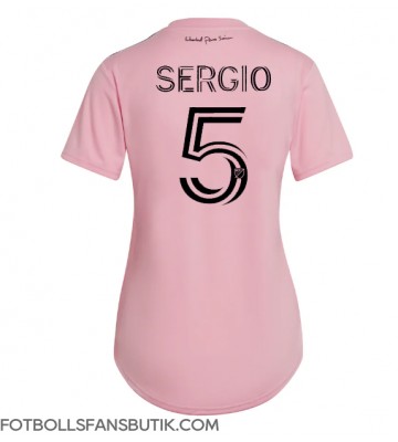 Inter Miami Sergio Busquets #5 Replika Hemmatröja Damer 2023-24 Kortärmad